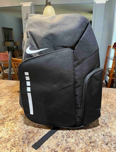Customer photo review of HA™ Elite Backpack Black White Custom Logo