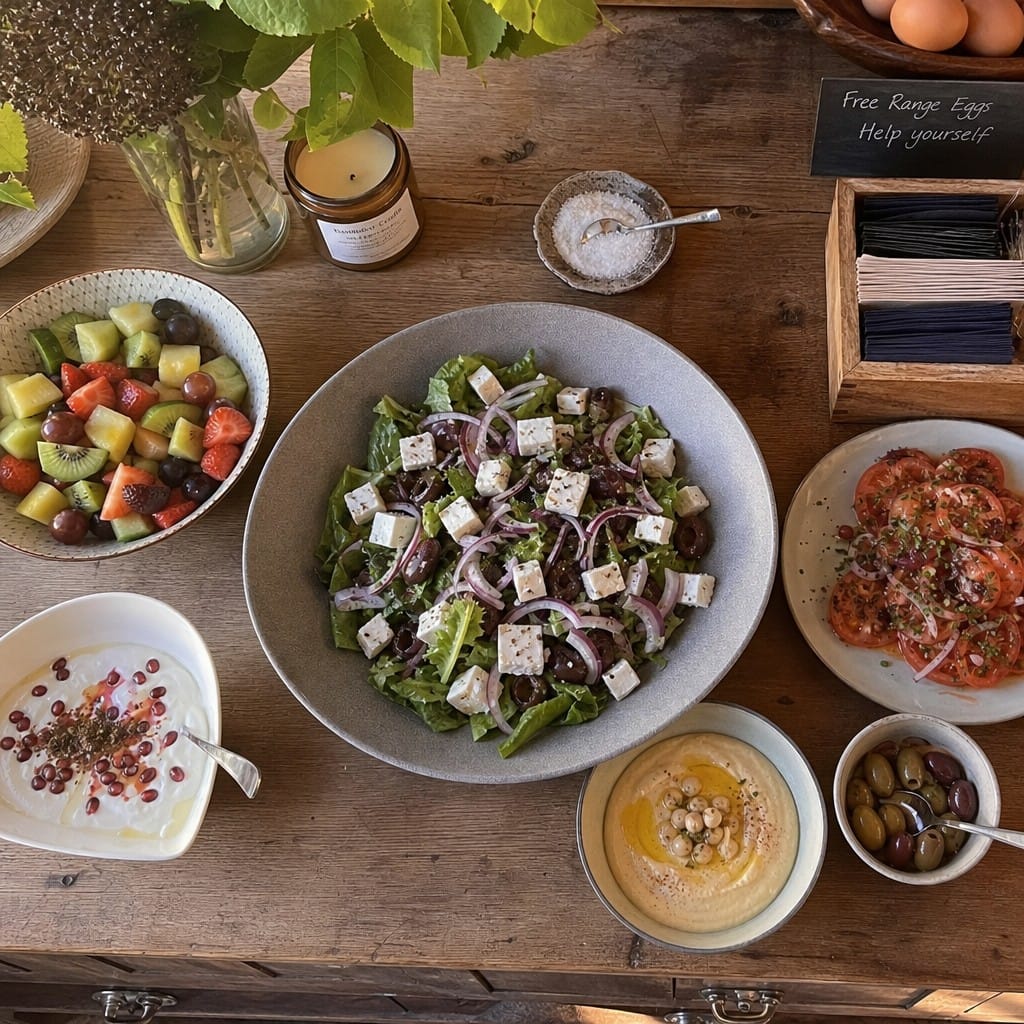Customer photo review of Trace Bowls 380mm Grey Melamine for Buffets (Pack of 2)