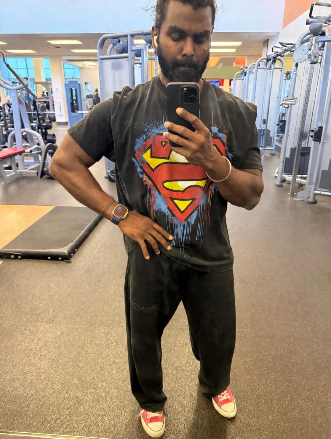 Customer photo review of 4044 - Superman Graphic Tees