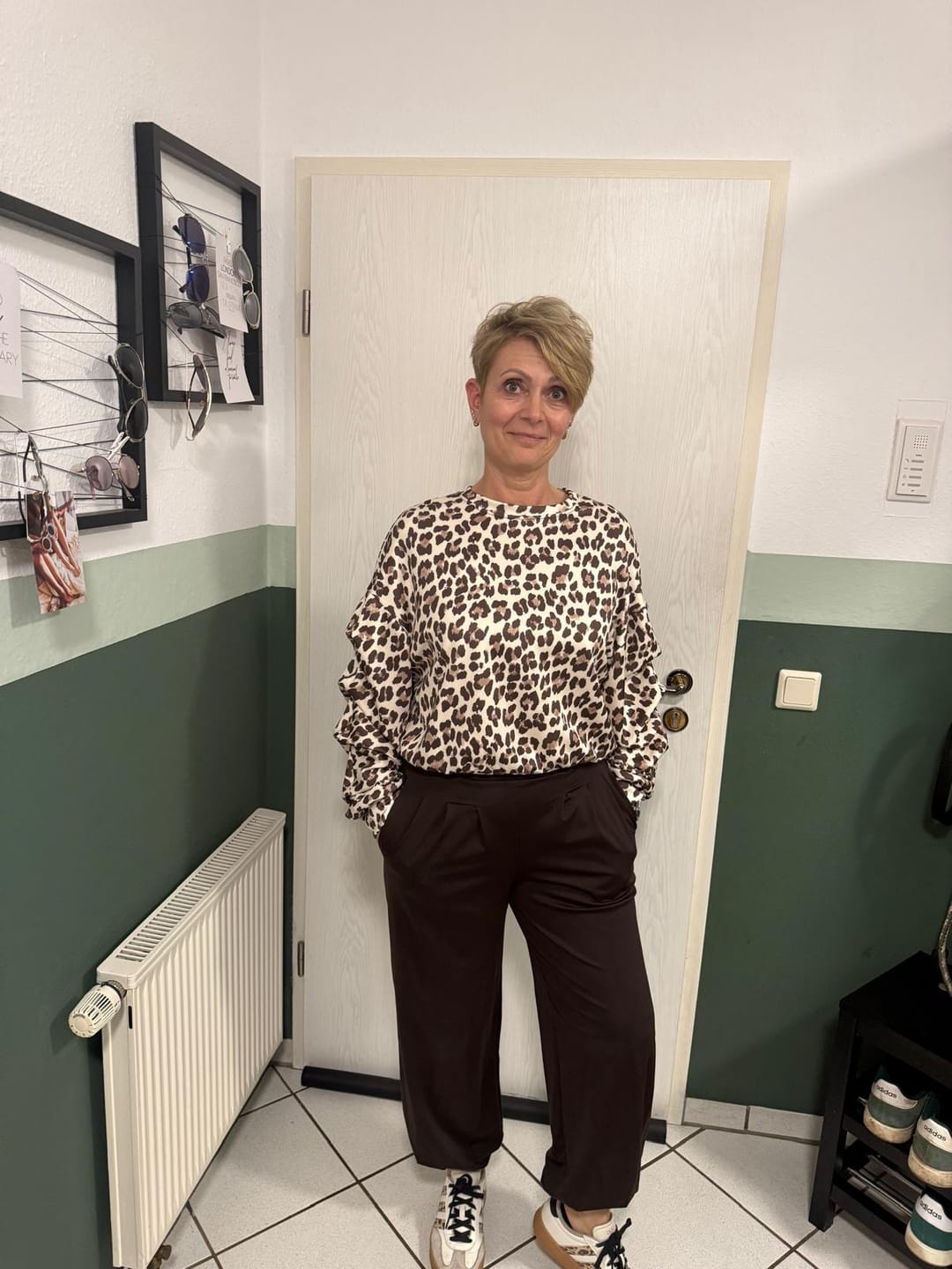 Customer photo review of Butterstoff Ballon Hose dark chocolate