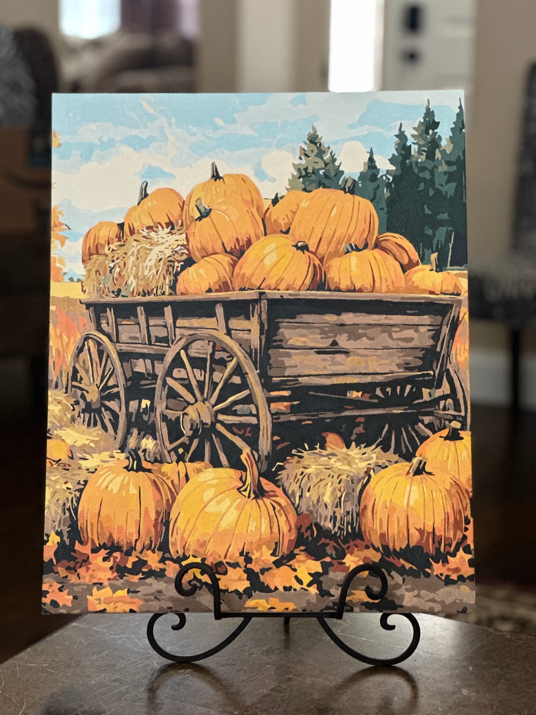 Customer photo review of Pumpkin Wagon