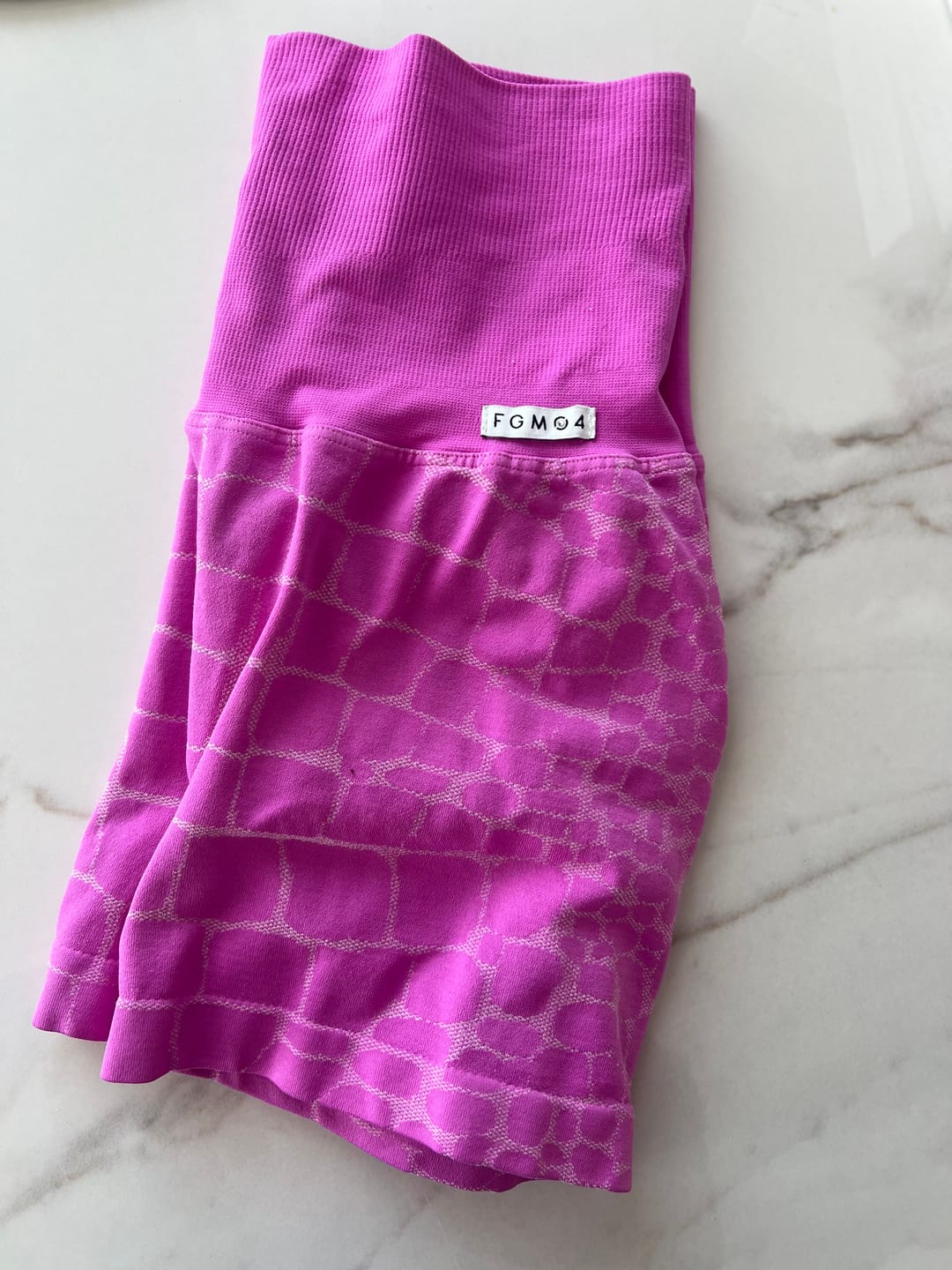 Customer photo review of Šortai FGM04 „Crocodile All-Up” - rožiniai