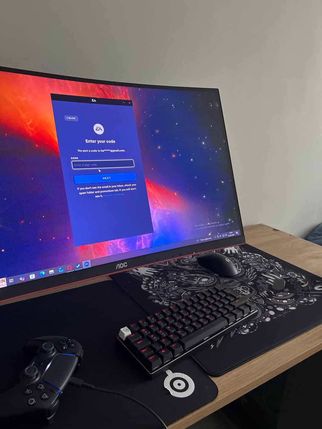 Customer photo review of Wraith Spirit of Aim Pro Mousepad