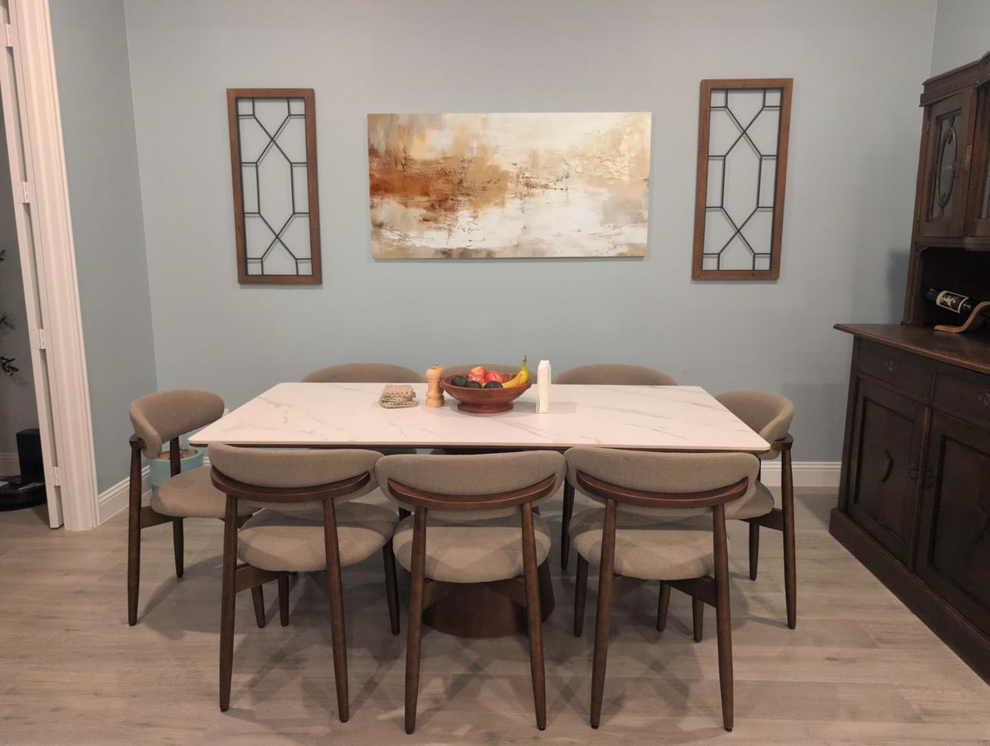 Customer photo review of Abstract Painting Canvas #AW036
