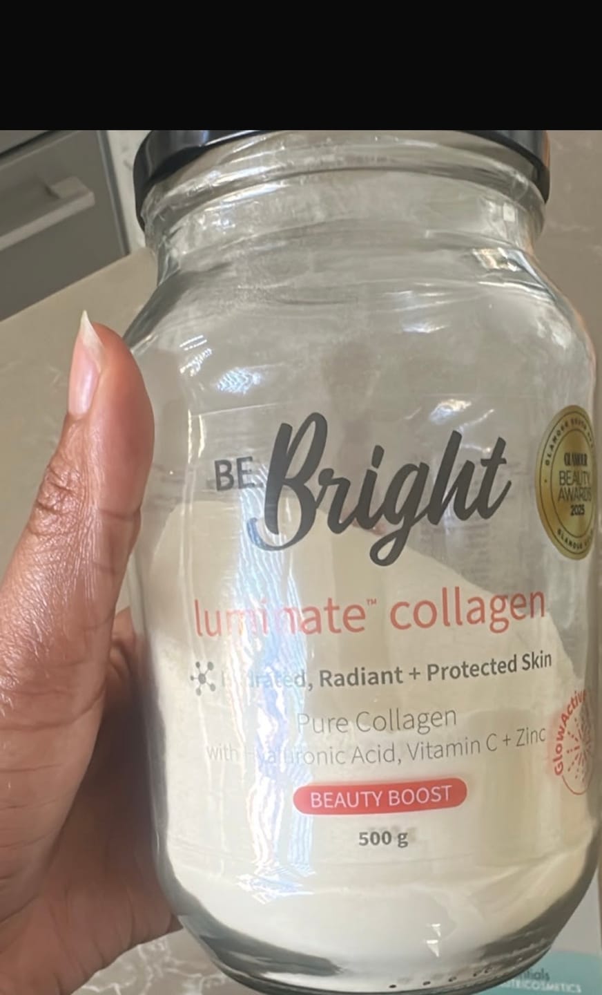 Customer photo review of LUMINATE 500g JAR