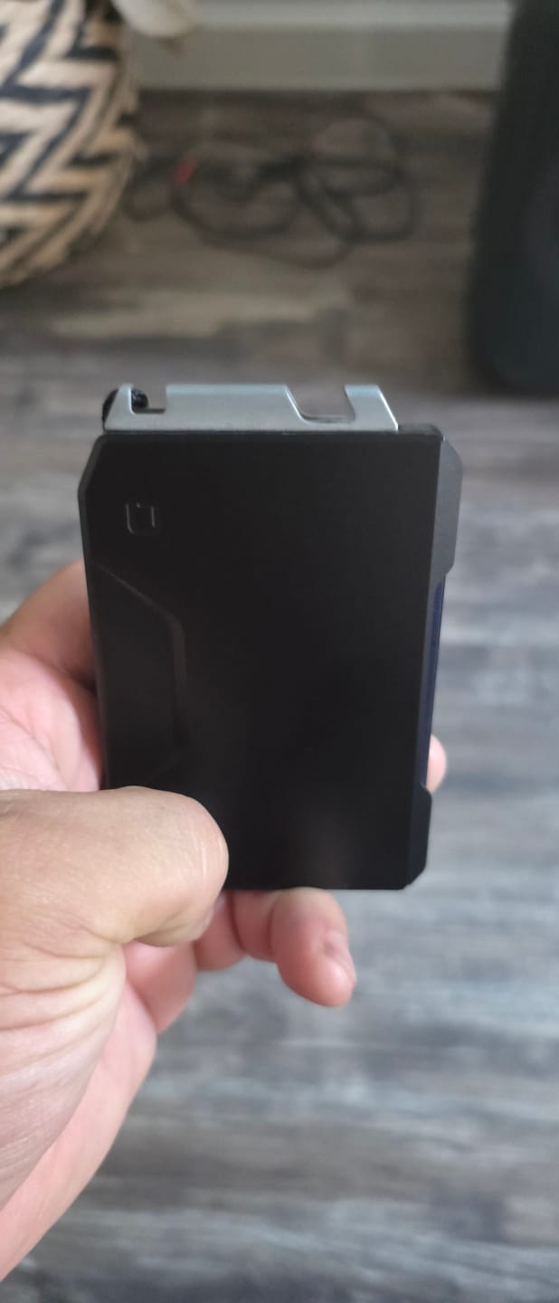 Customer photo review of SK1 Slide Kick Wallet with Titanium Money Clip