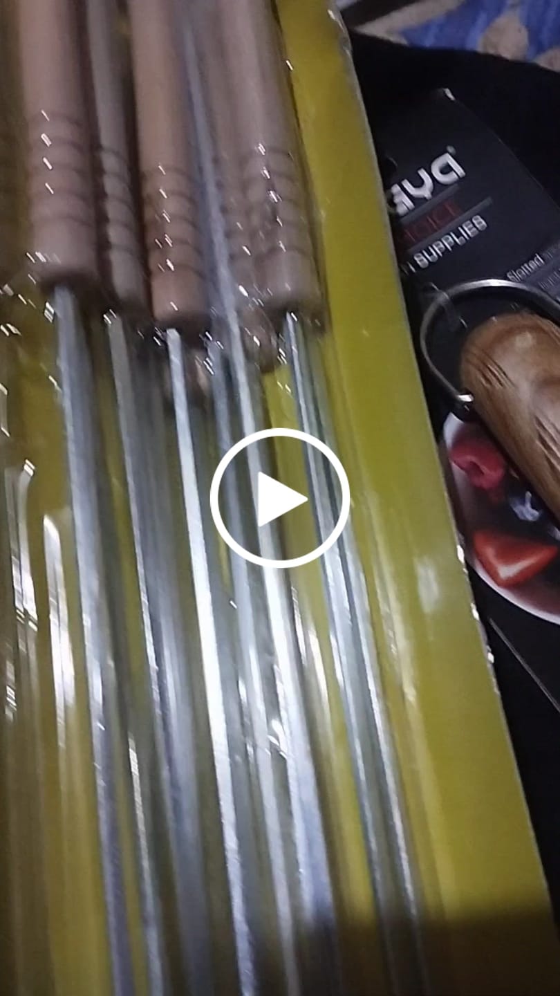 Customer video review of BBQ Skewer Set (10-pieces)
