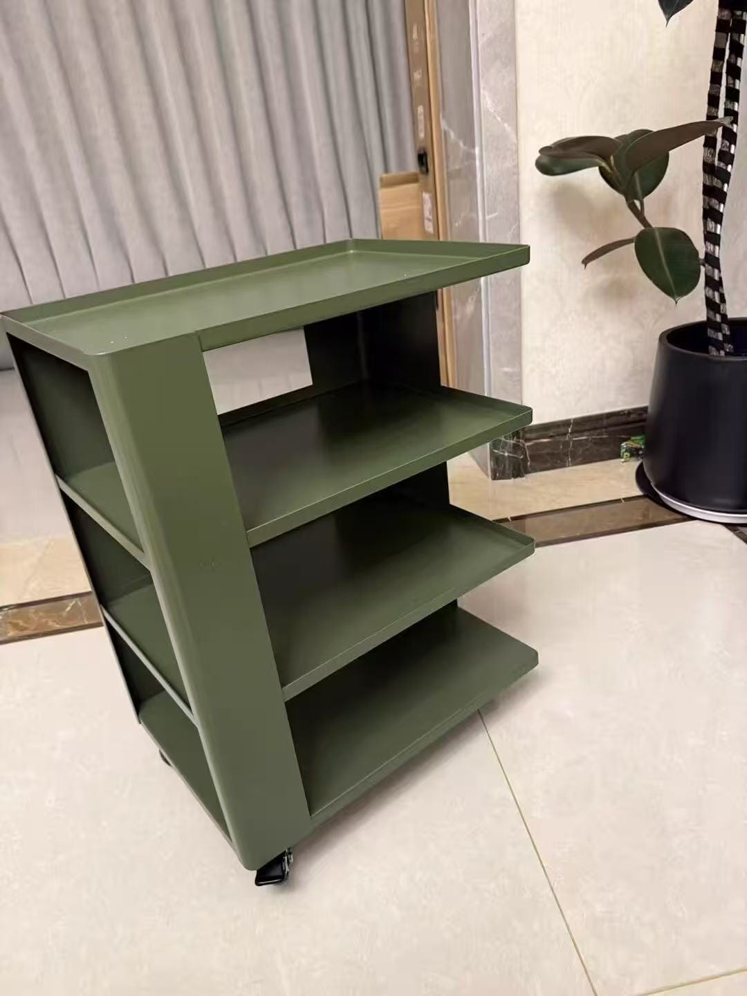 Customer photo review of KKUSO METAL TROLLEY - RUMI DEEP EMERALD