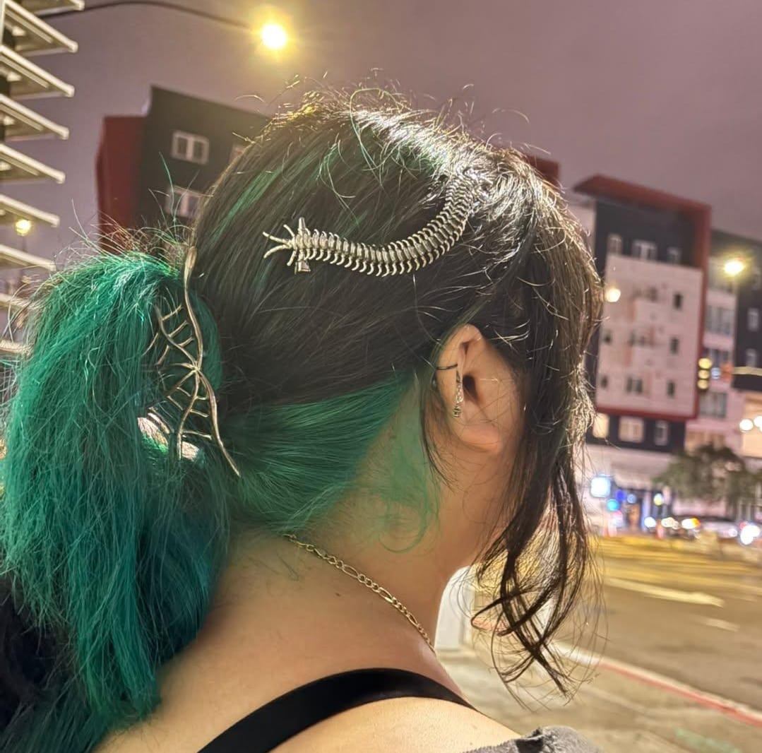 Customer photo review of CENTIPEDE HAIRCLIP