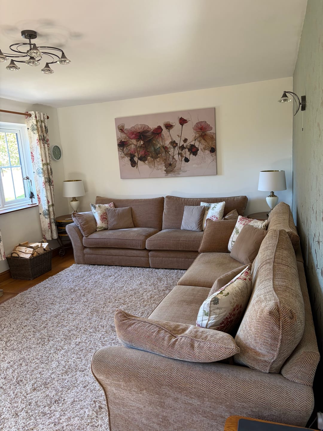Customer photo review of Wild Dry Roses Canvas Print