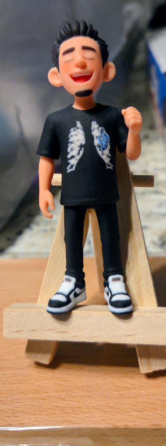 Customer photo review of Custom 3D Figurine - From Any Photo
