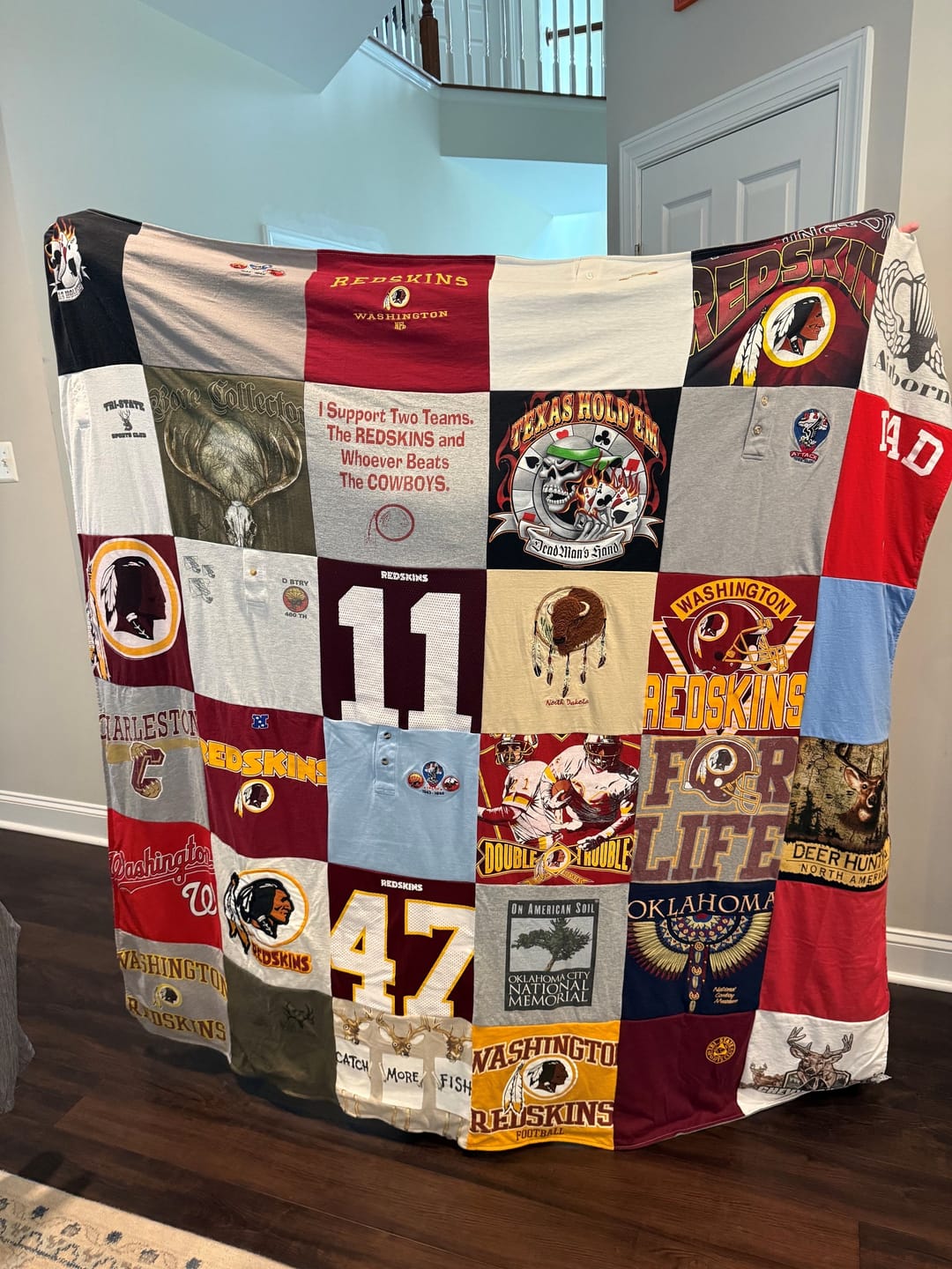 Customer photo review of Project Repat T-Shirt Quilt