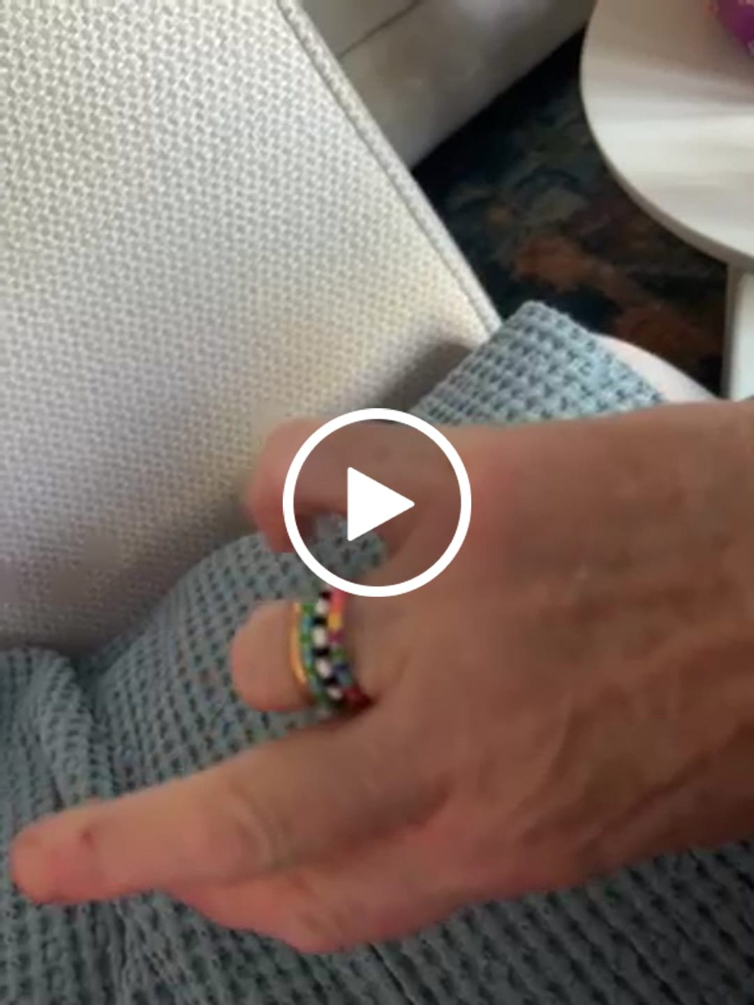 Customer video review of Curious Ring Stack | Enamel Sterling Silver