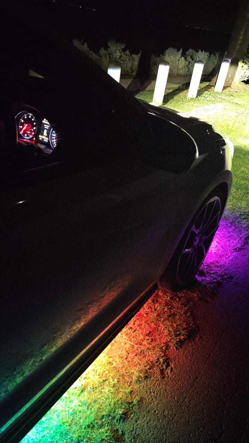 Customer photo review of ELGlow® PRO Universal Car Underglow Kit