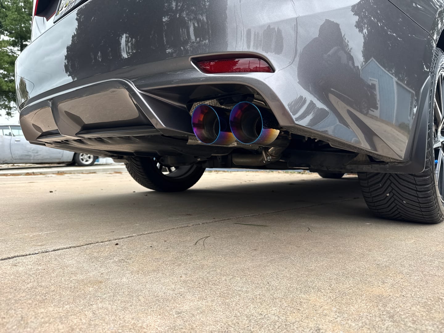 Customer photo review of 2018-2024 Toyota Camry SE Muffler Delete Single Exit Axle Back Dual Tips Exhaust