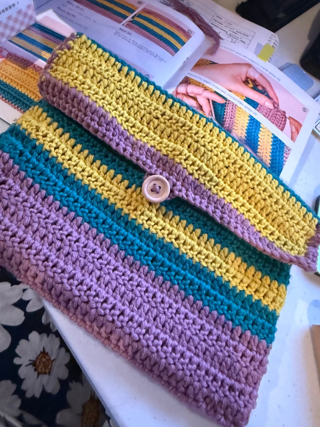 Customer photo review of Hooks & Needles Subscription Box