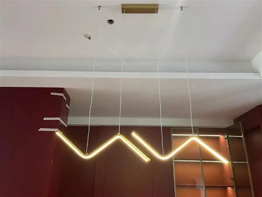 Customer photo review of Pendente Linear LED Hoffa 45cm ou 90cm