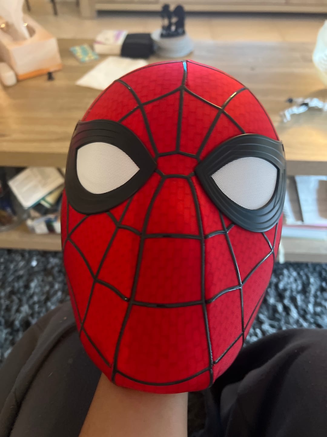Customer photo review of Spider Man Brand New Day Mask(Cosplay Version)