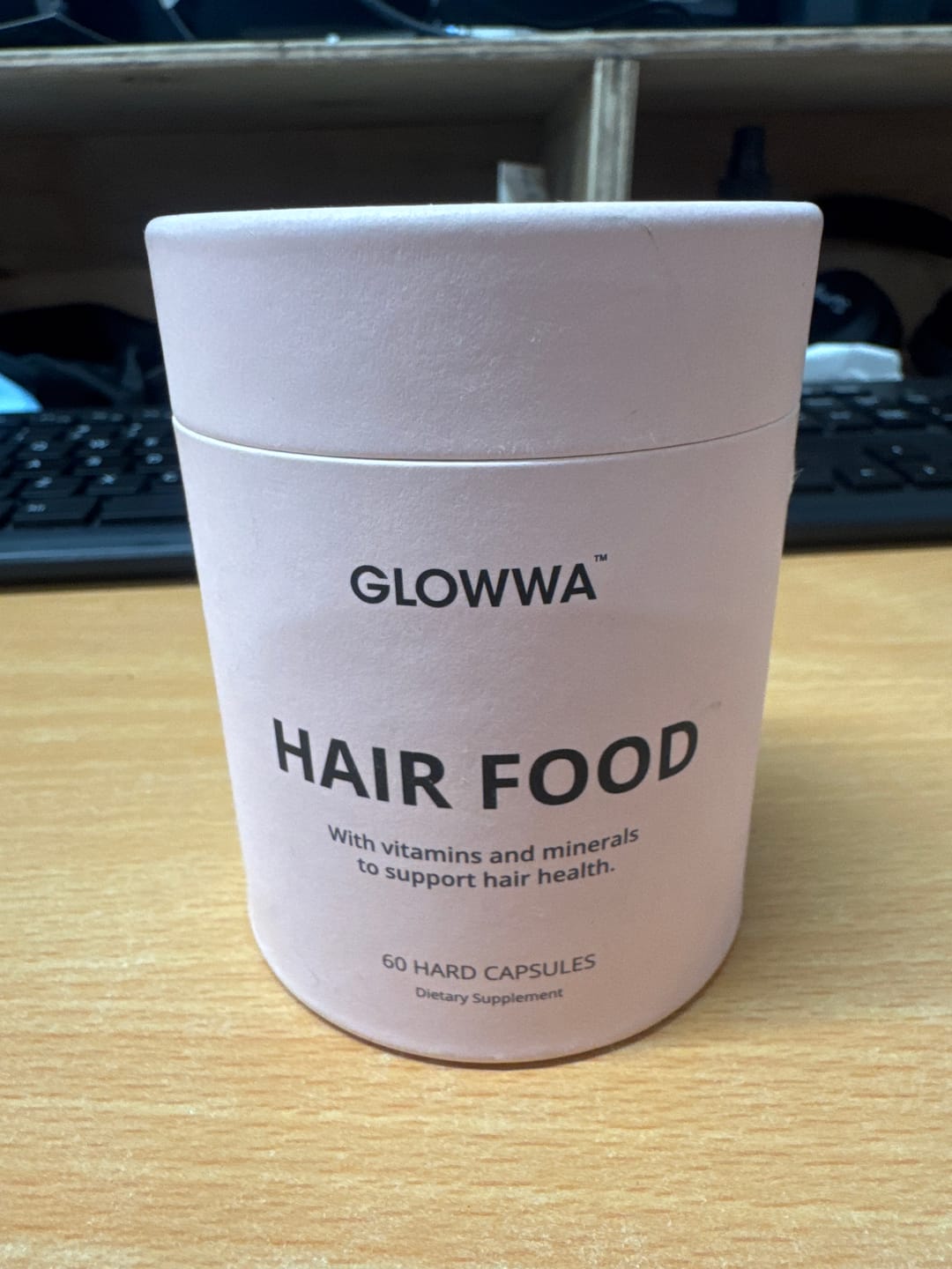 Customer photo review of HAIR FOOD GLOWWA - Hair Vitamins, 3 Month Supply