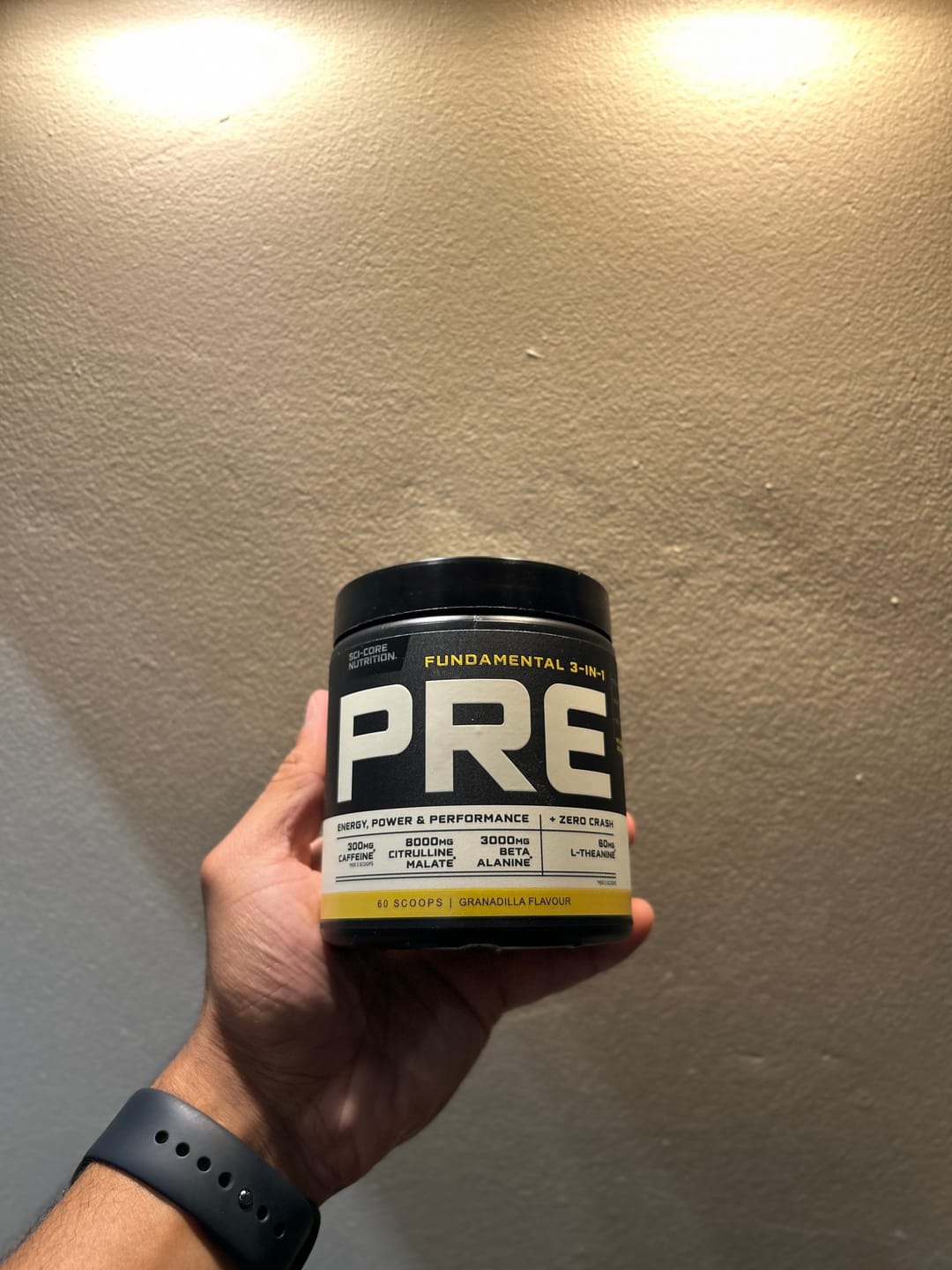 Customer photo review of Fundamental 3-in-1 PRE Granadilla - 300g | 60 scoops (New)