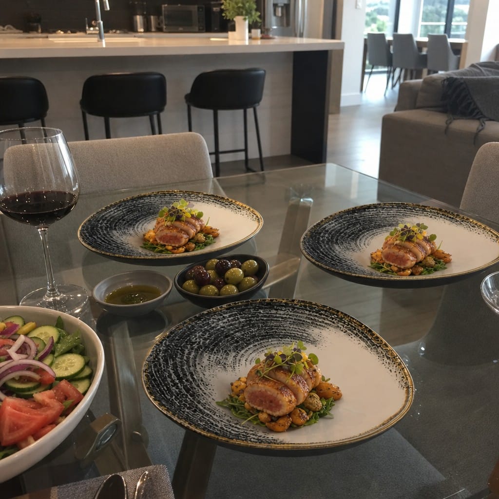 Customer photo review of Bowls 235mm Black Vitrified Ceramic for Dining (Pack of 12)