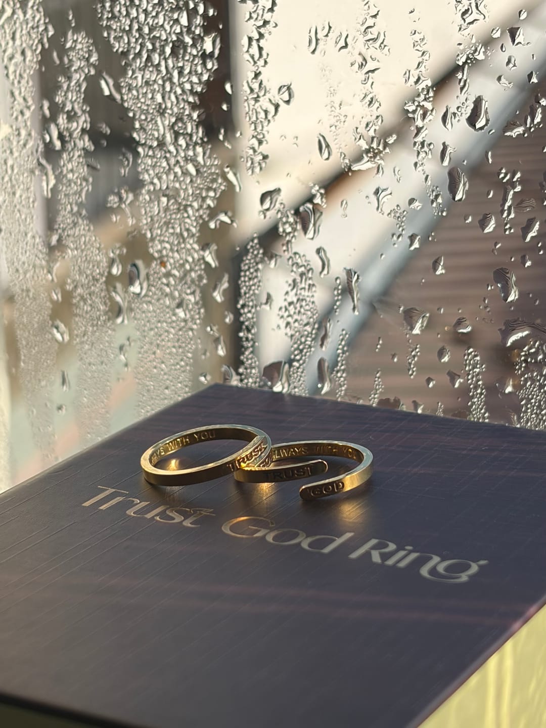 Customer photo review of Gold Trust God Ring (Adjustable size)