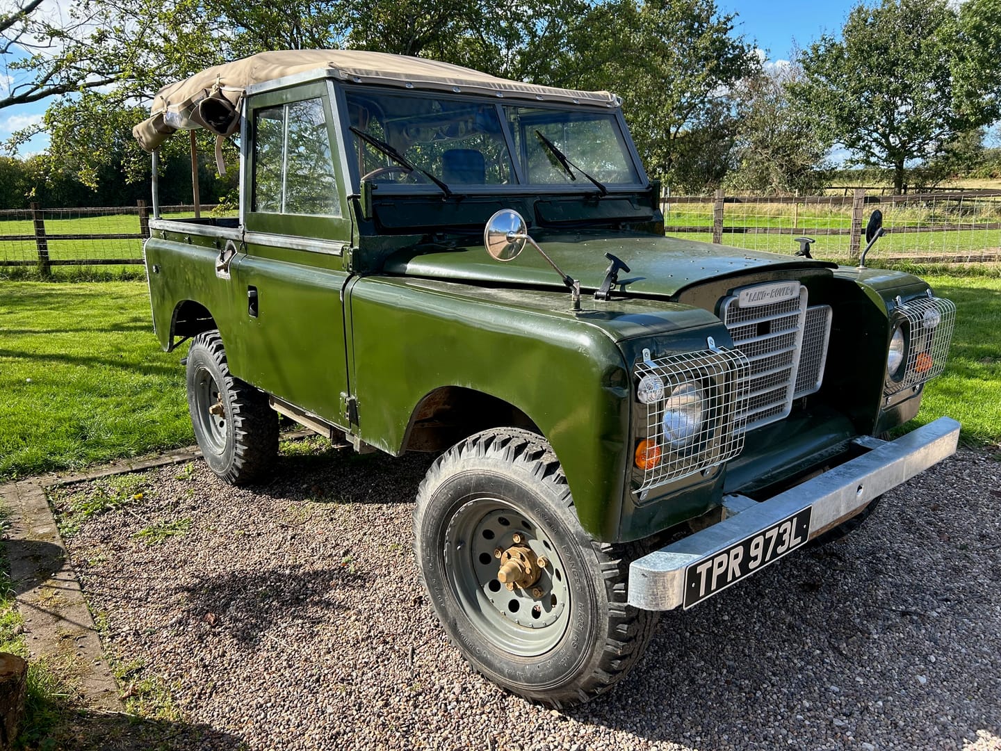 Customer photo review of Classic Oblong Metal Pressed Number Plate - 520mm x 111mm