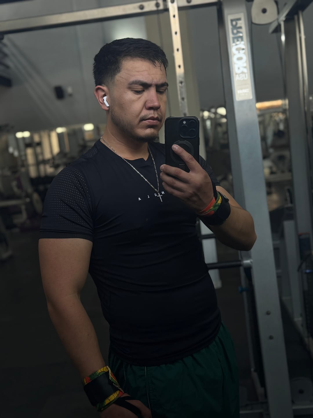 Customer photo review of AIRFLEX COMPRESSION TEES-4083 (BLACK)