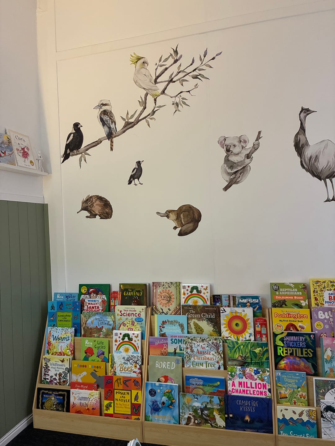 Customer photo review of Pick 4 Australian Animal Wall Stickers
