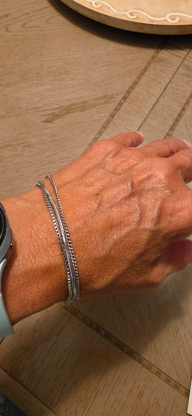 Customer photo review of Minimal Bracelet Stack
