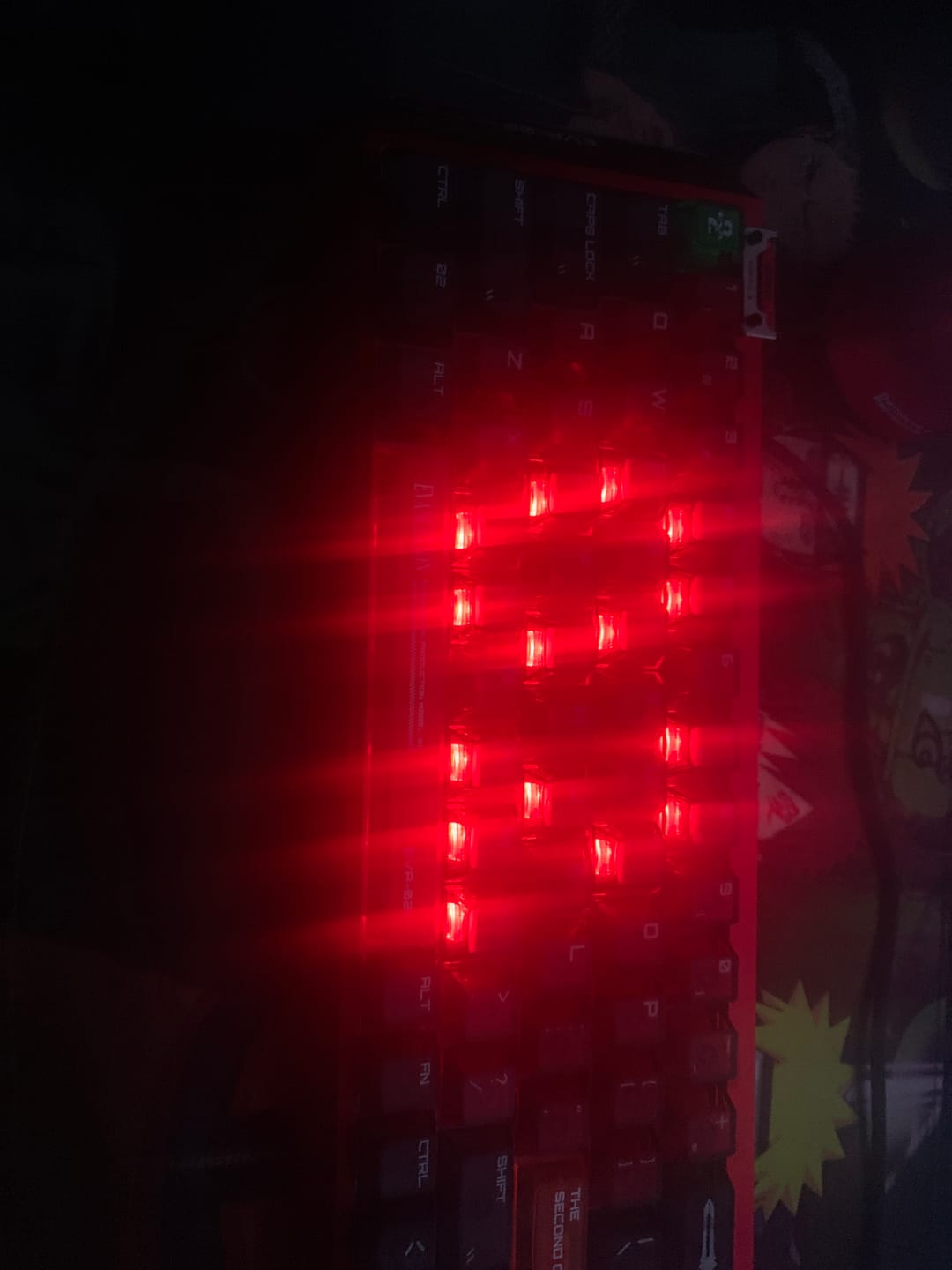 Customer photo review of Centauri60 Asuka Edition  HE Gaming Keyboard