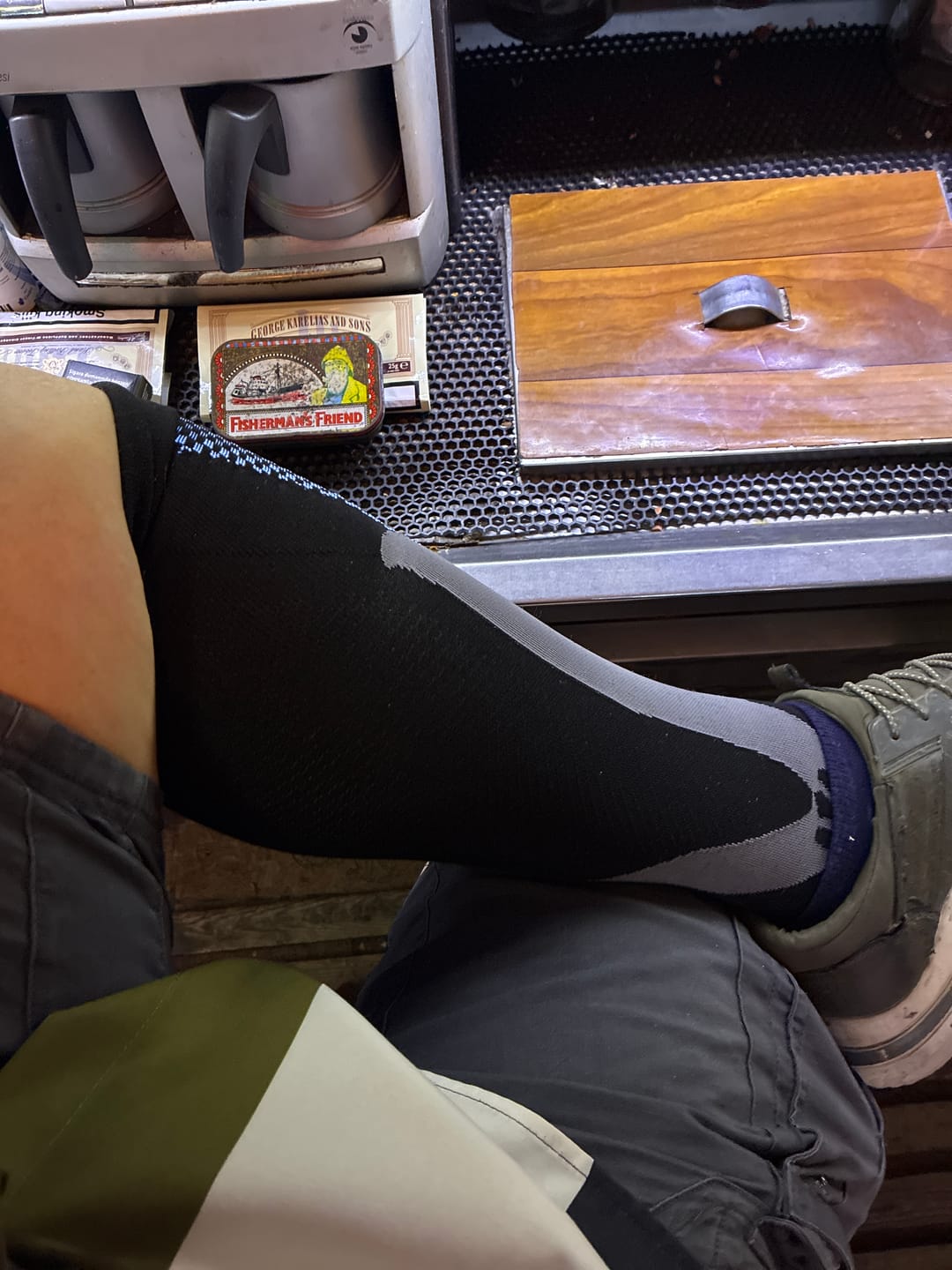 Customer photo review of Günlük Kullanım İçin Destekleyici Kompresyon Çorabı