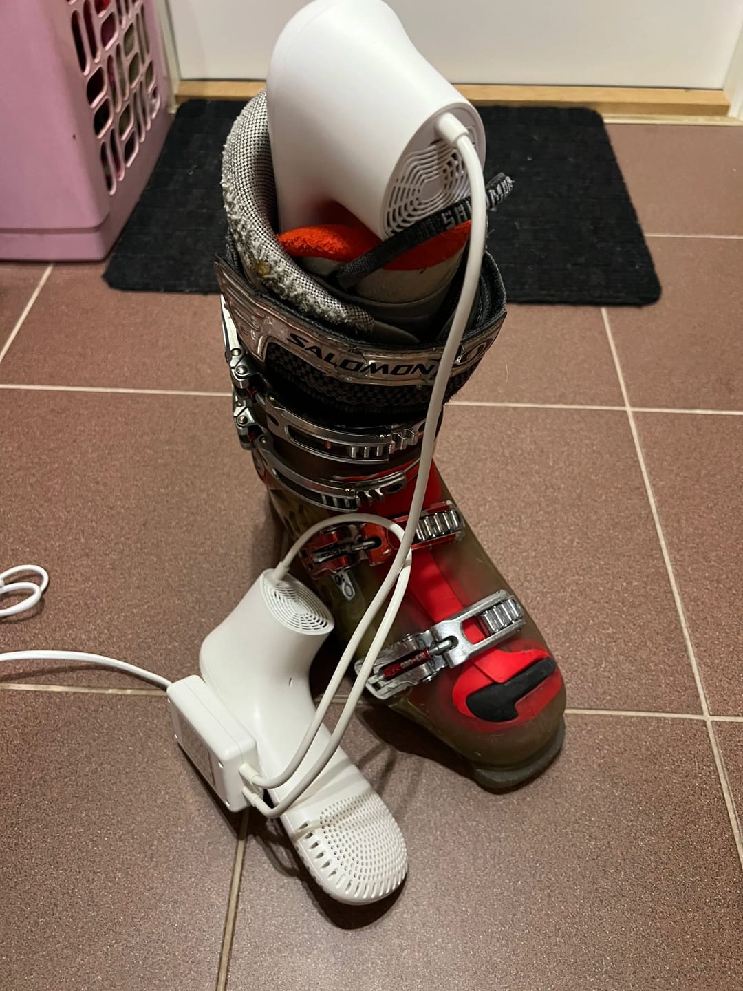 Customer photo review of Ski Boot Dryer
