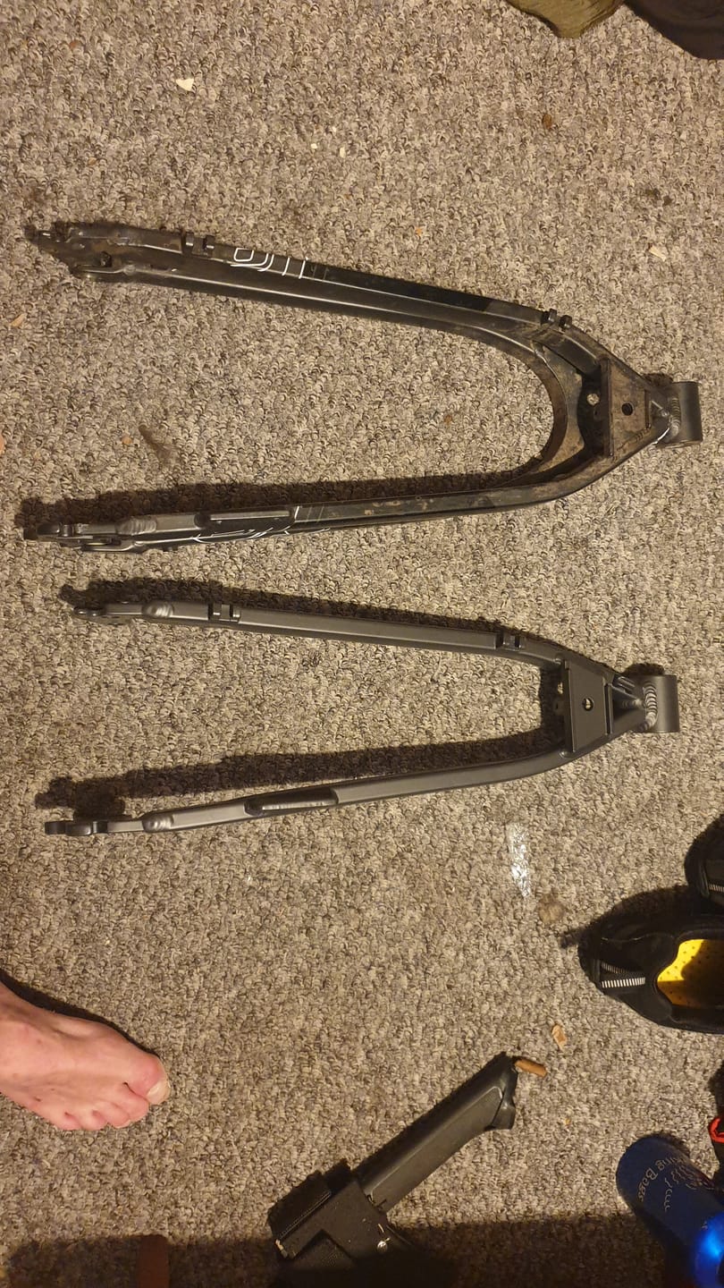 Customer photo review of Bezior Ebike Rear Triangle Chainstay