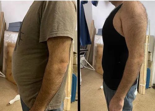 Customer photo review of Camiseta de compresión SHAPERLUV™ TANK 2.0
