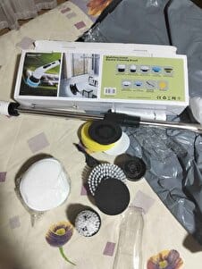 Customer photo review of 7'si 1 Arada Kablosuz Elektrikli Temizlik Fırçası