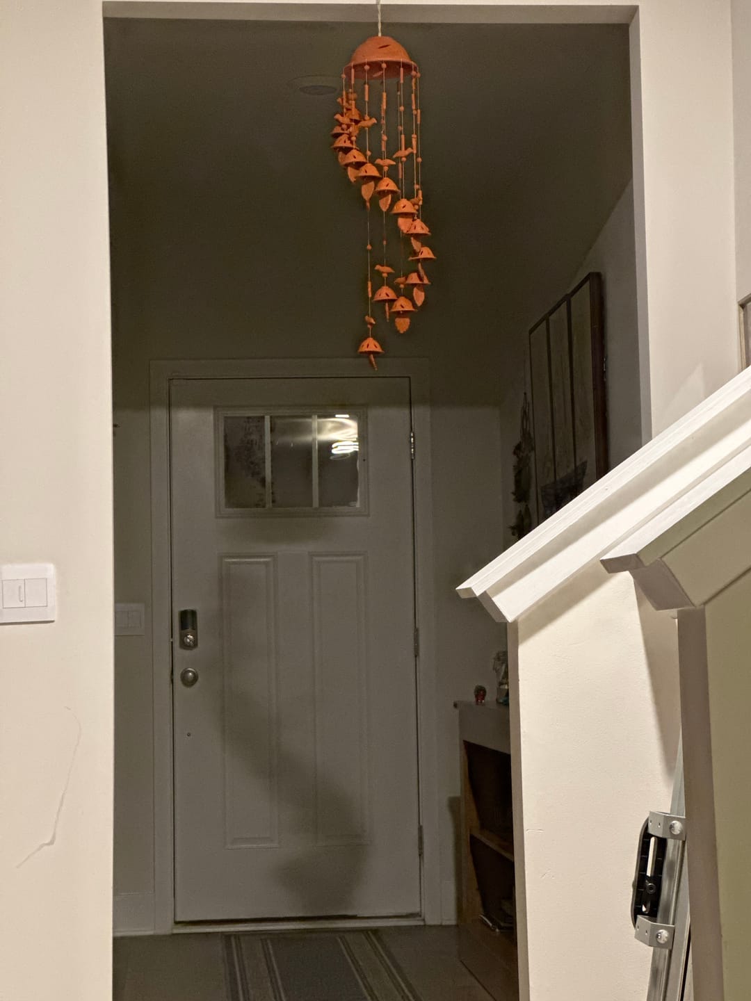 Customer photo review of Terracotta Wind Chime — Handcrafted Clay Bell Wind Chime with Bird Motifs