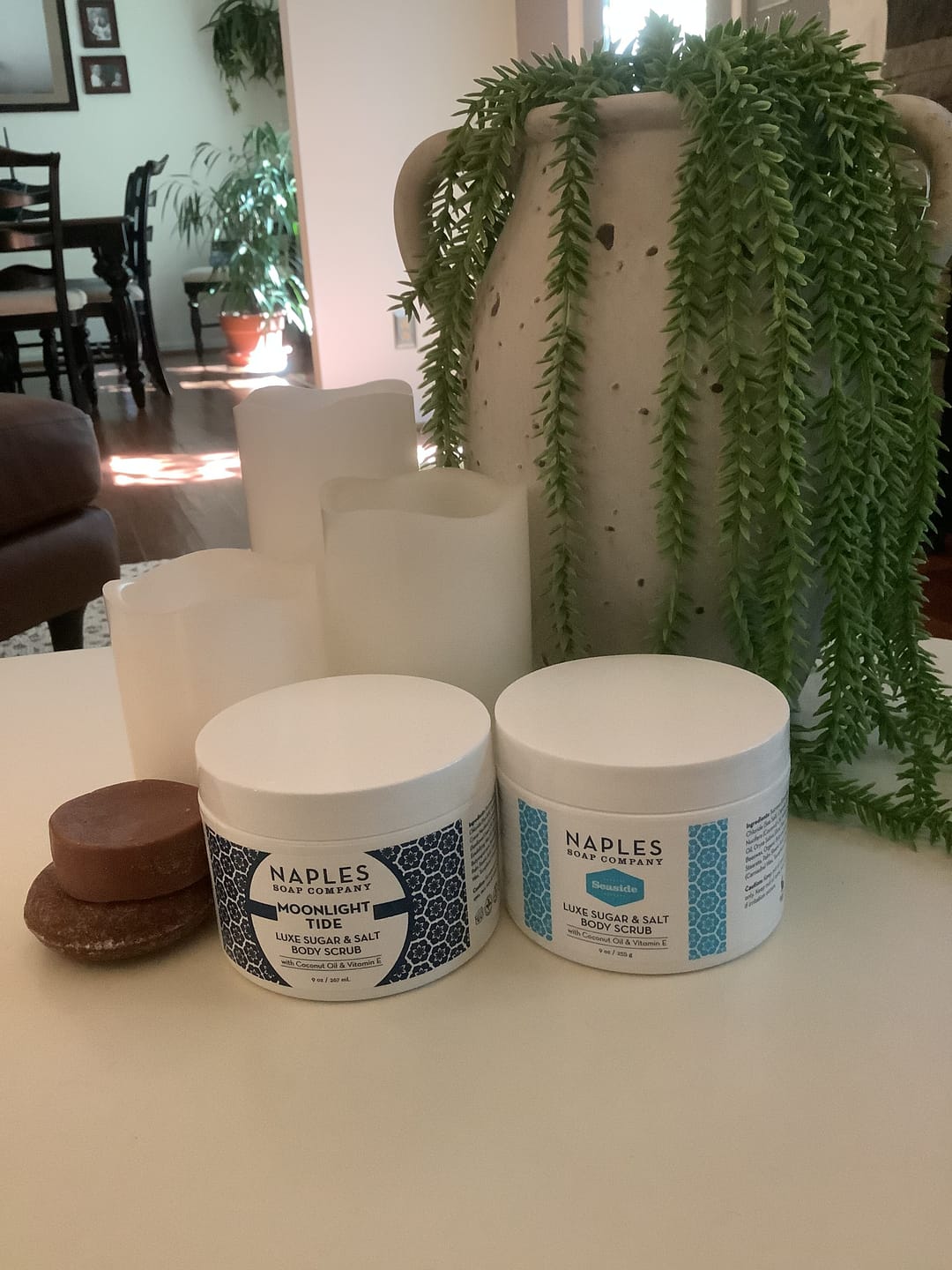 Customer photo review of Seaside Luxe Sugar & Salt Body Scrub 9 oz