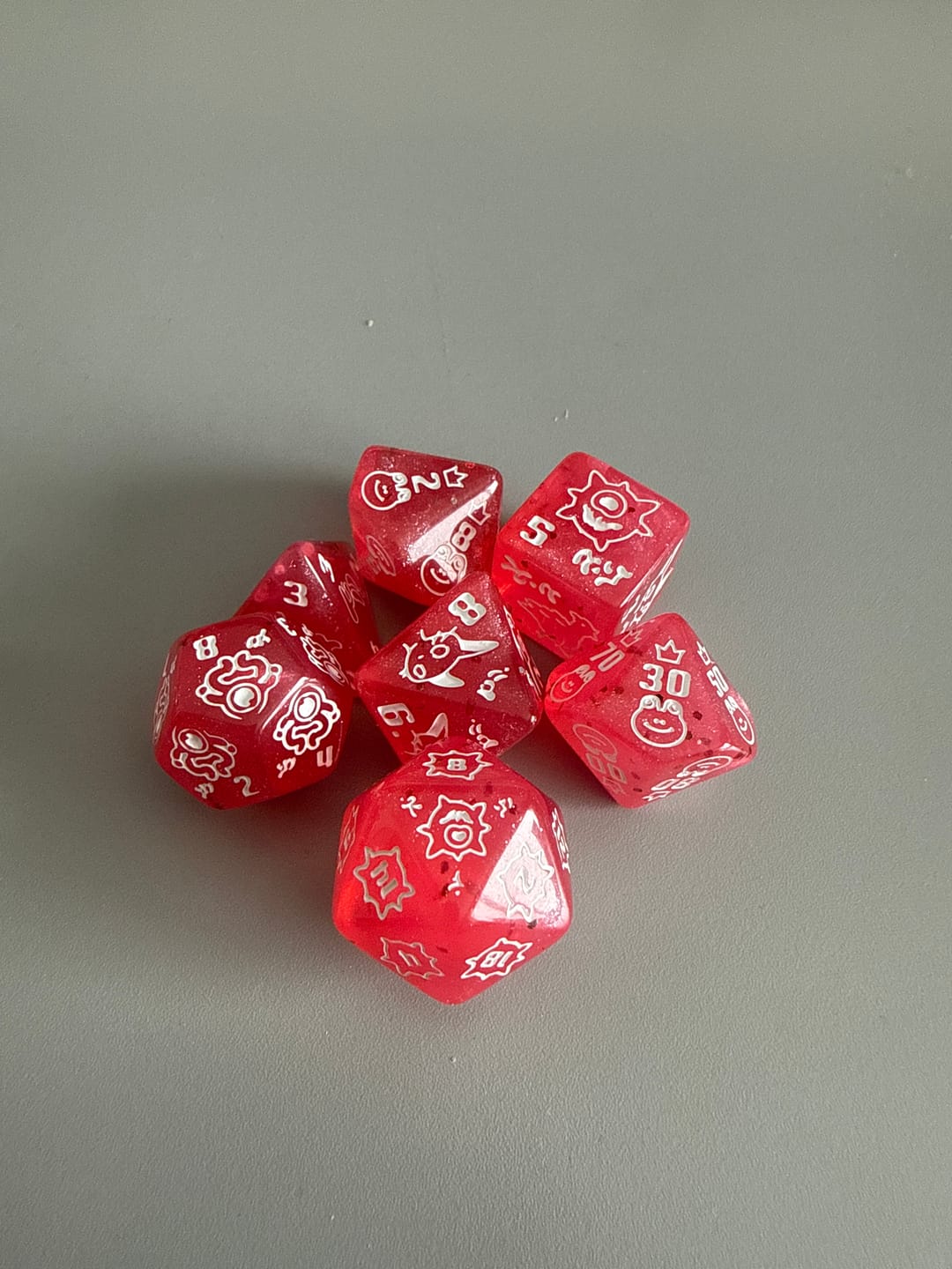 Customer photo review of Obojima Mystery Dice – Unique Custom-Molded DND Dice – Mystery 1 Pack