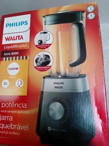 Customer photo review of PHILIPS Liquidificador Série 5000, RI2242, Preto, Jarra Inquebrável, Walita