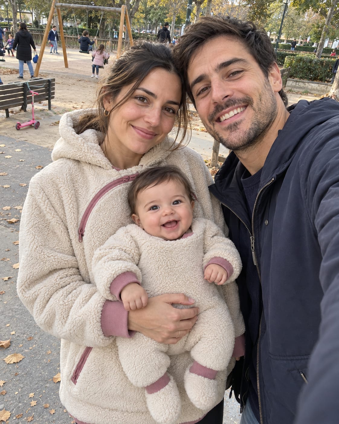 Customer photo review of NÄHLI Duo – Hoodie mit Babyeinsatz