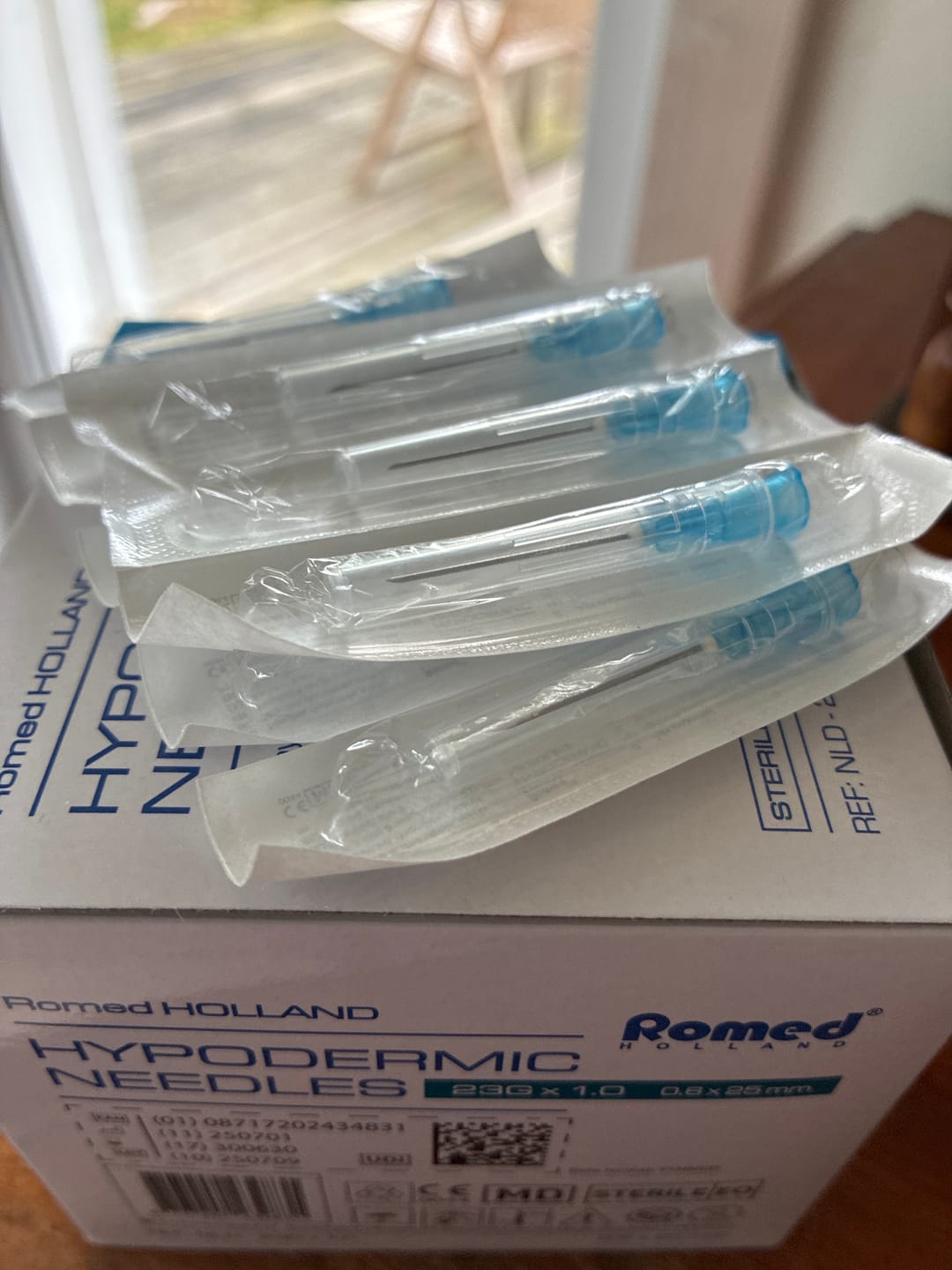 Customer photo review of Kanyl 23G (0,60 × 25 mm) – Blå – Romed