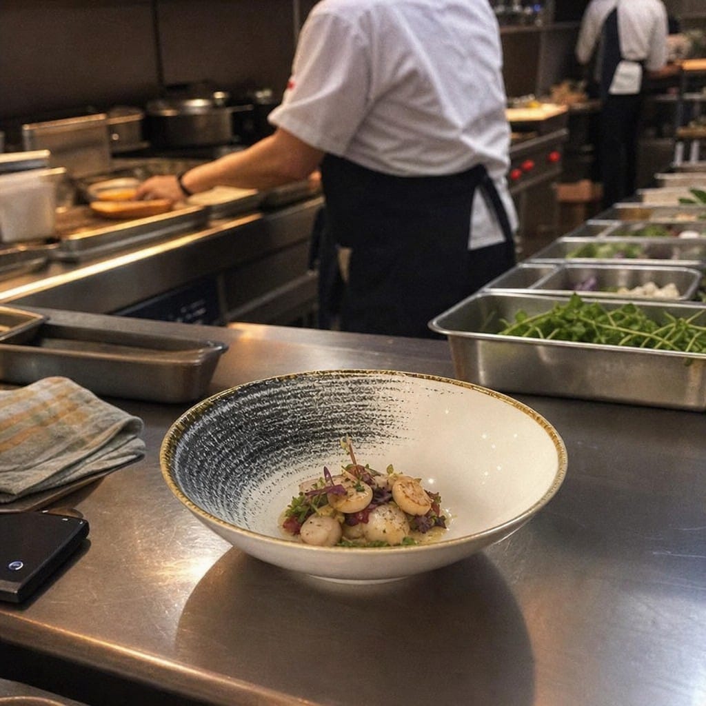Customer photo review of Bowls 185mm Black Vitrified Ceramic for Dining (Pack of 12)