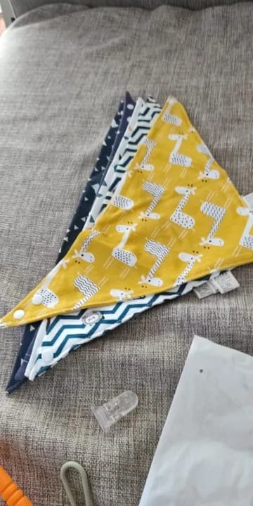 Customer photo review of baberos impermeables 5 Piezas