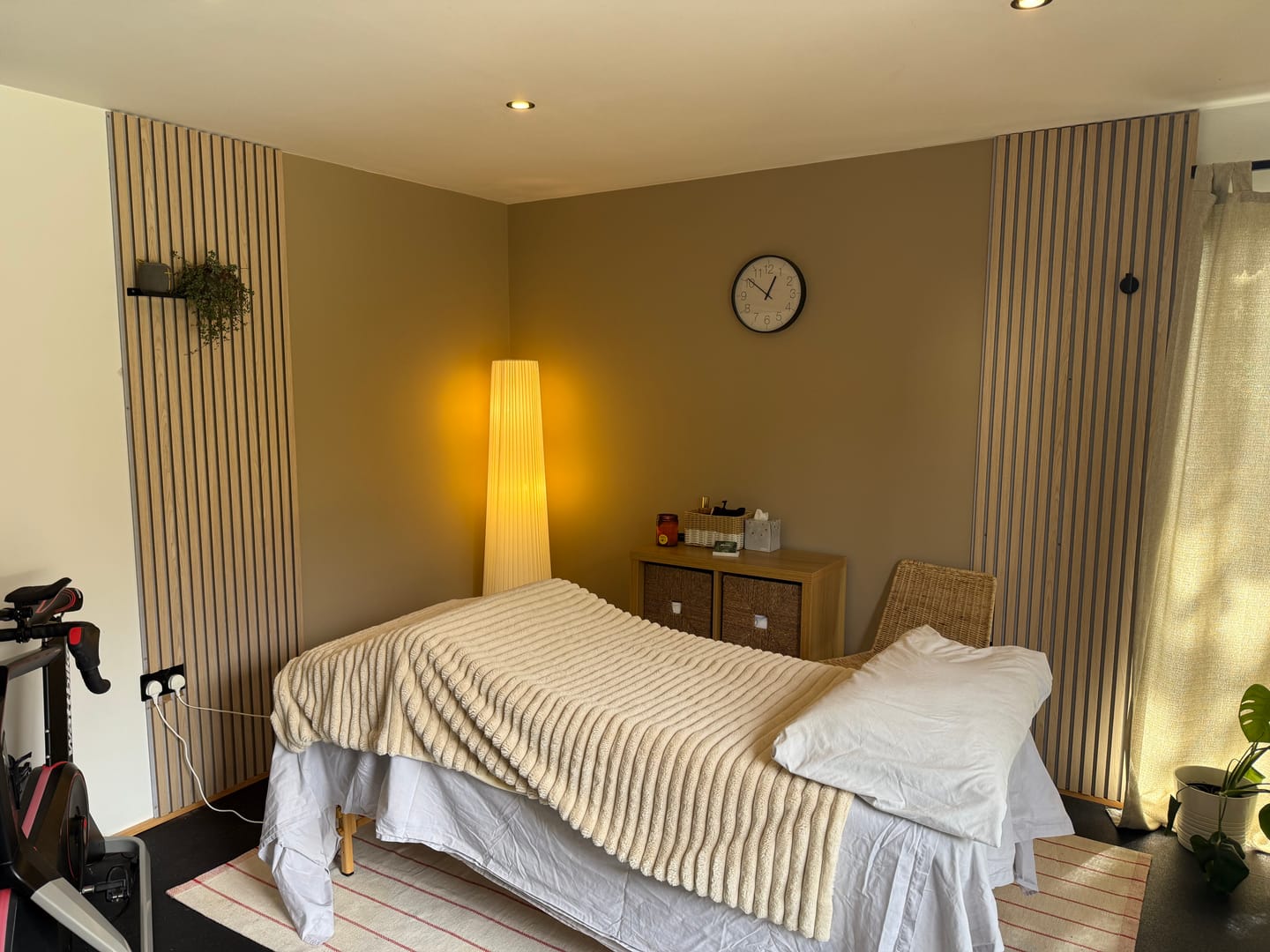 Customer photo review of SlatWall Acoustic Natural Oak Slatted Wall Panel