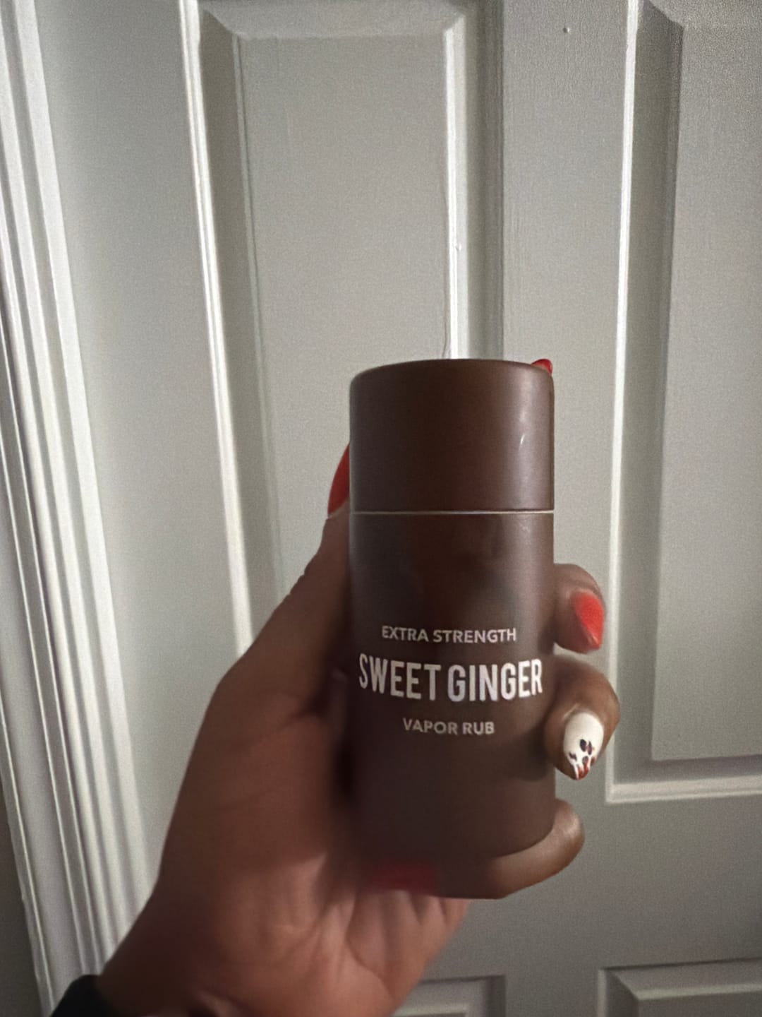 Customer photo review of Extra Strength Sweet Ginger Vapor Rub Stick