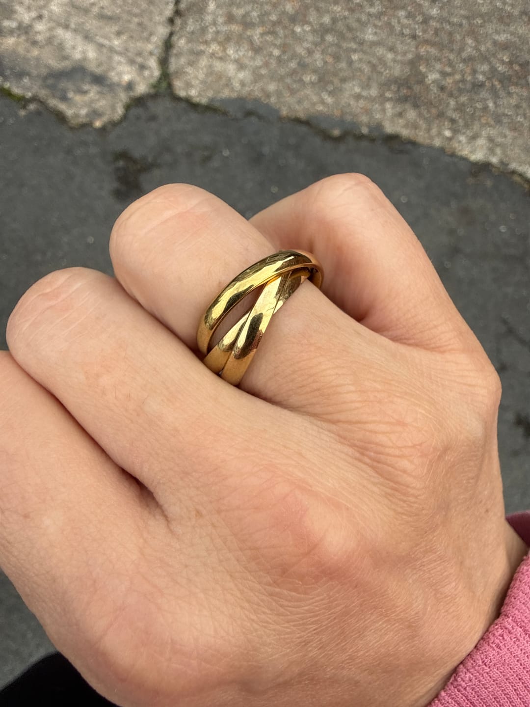 Customer photo review of Trinity Ring