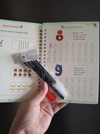 Customer photo review of EUROROX™ Magic Writing Practice Book