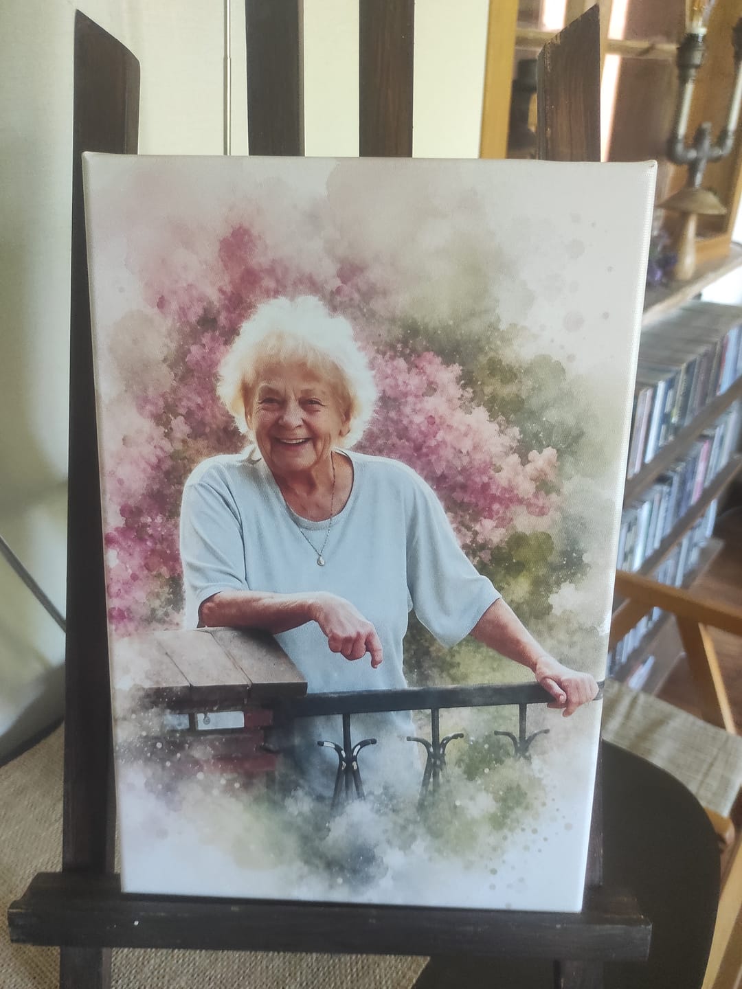 Customer photo review of Euer Foto als Kunstwerk – mit Live-Vorschau, als Poster oder Leinwand