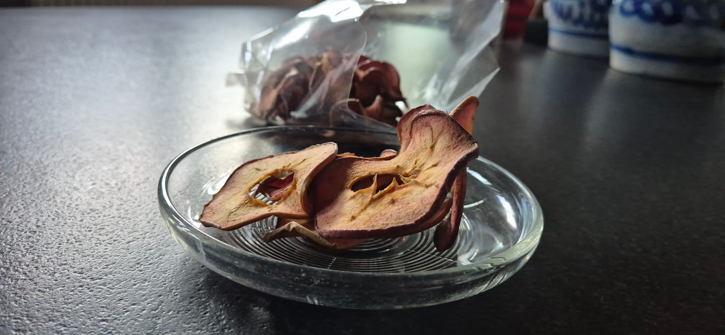 Customer photo review of Rocco Apfelchips 50 g